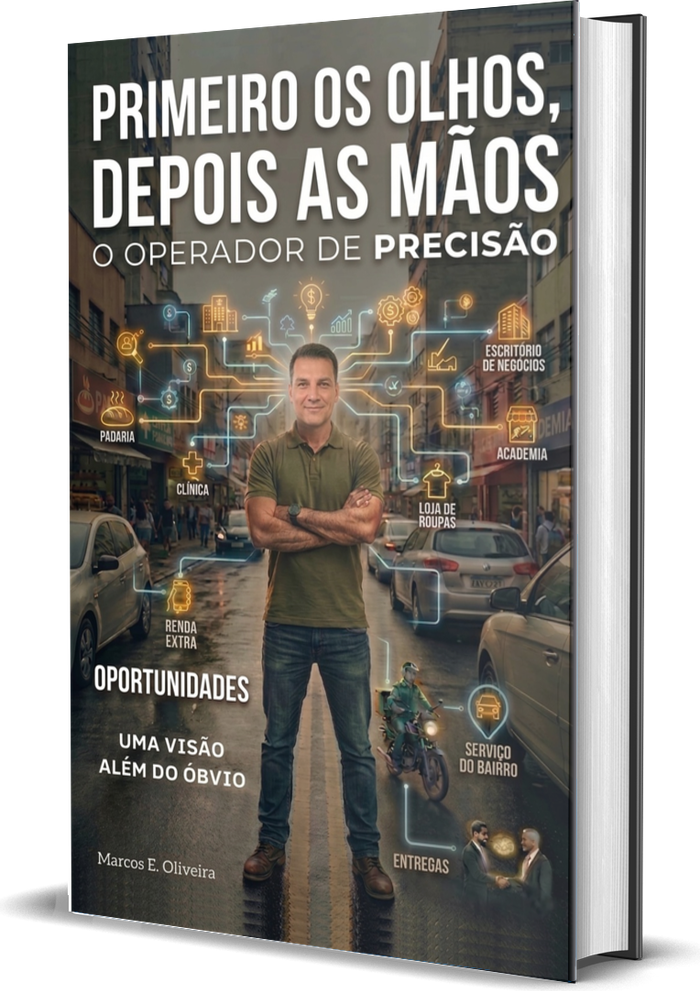 Capa do livro Operador de Precisão, de Marcos E. Oliveira